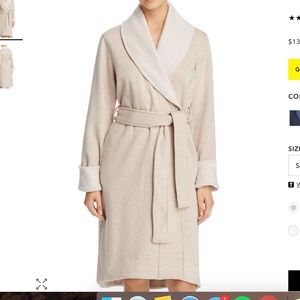 UGG Duffield Double-Knit Fleece Robe